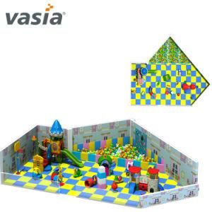 Indoor Playground Park Equipment, Plastic Slide and Ball Pool