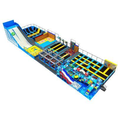Commercial Indoor Playground Kids Games with Trampolines Mat