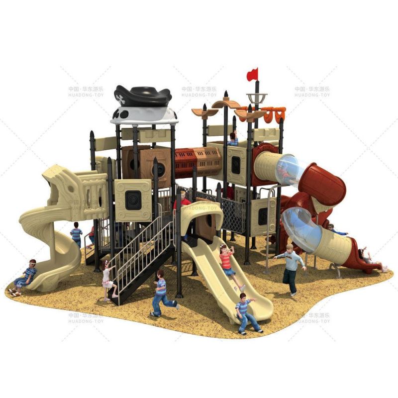 Pirate Theme Park Equipments Good for Parents and Kids Outdoor Park Playground