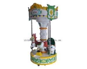 Playground Equipment 3 Seats-B Carousel (White) for Amusement Park