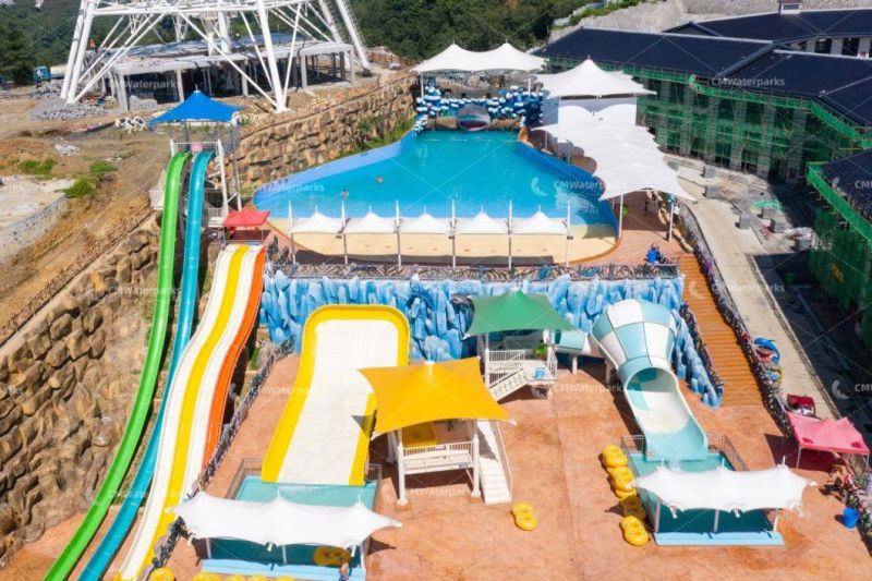 High Quality Fiberglass Water Slide Water Park for Outdoor