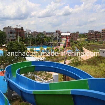 Amusement Waterpark Fiber Glass Water Slide Rides