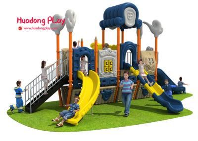 China Toddlers Amusement Park Plastic Large Outdoor Slide Playground
