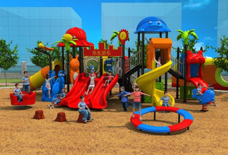 Residential Area Kids Outdoor Play Gym Equipment for Sale