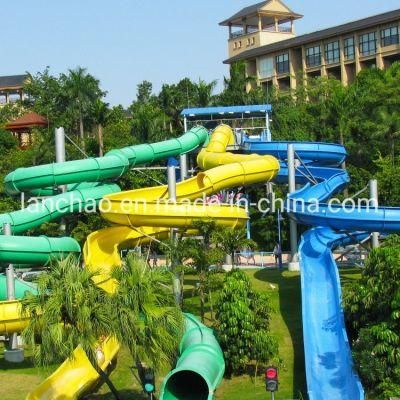 Amusement Combined Fiberglass Water Park Slide
