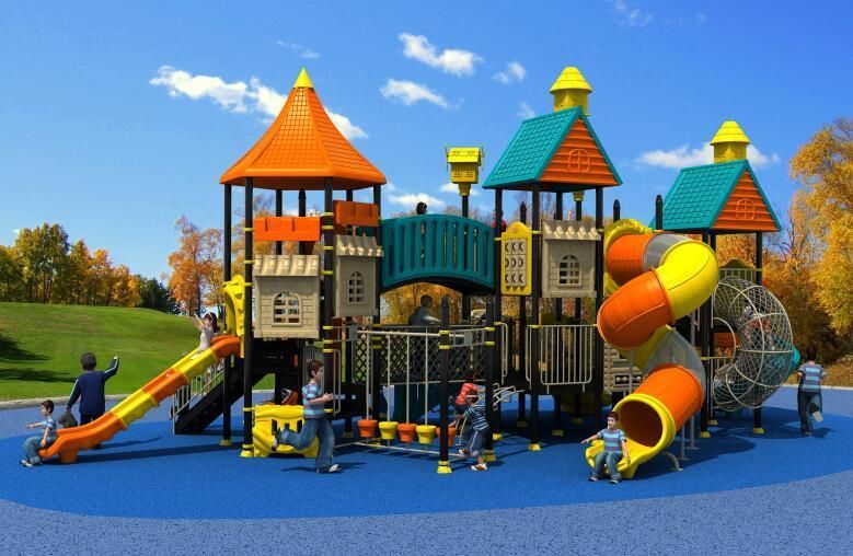 Villa Series Outdoor Playground Children Slide Equipment