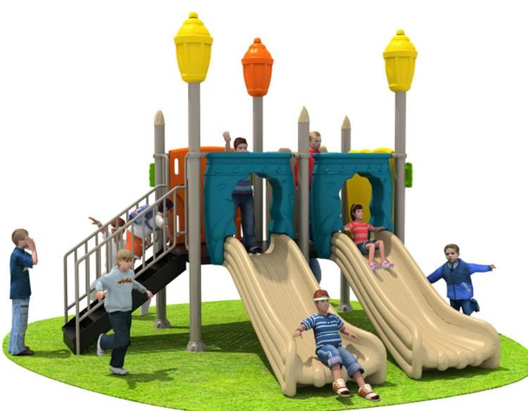 Mini Playground for Garden School LLDPE Plastic Outdoor Playground 4X3m TUV/GS/ASTM/CCC/Ce Without Fading and Aging