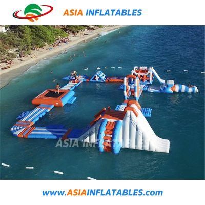 Outdoor Commercial Inflatable Water Play Parks with Water Slide Jumper