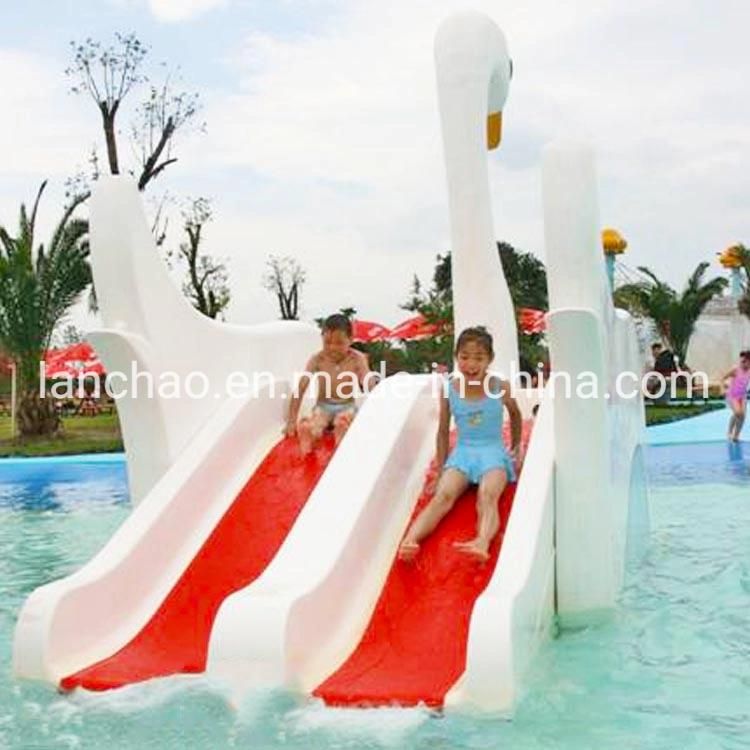 Small Fiberglass Spray Water Slide for Theme Aqua Park