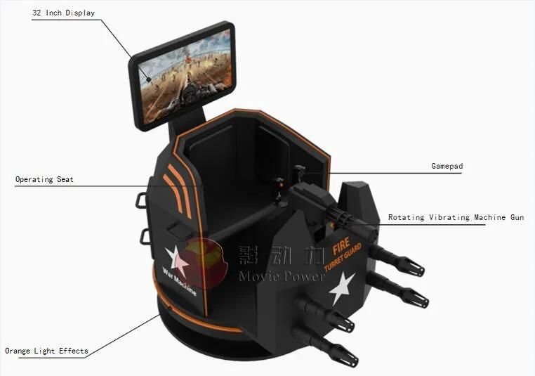 Virtual Reality Gun Electric 9d Vr Shooting Game Machine Simulator