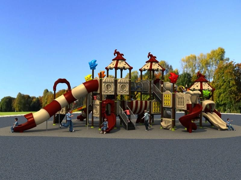 Magic House Serie Outdoor Kids Playground Park Amusement Equipment Slide