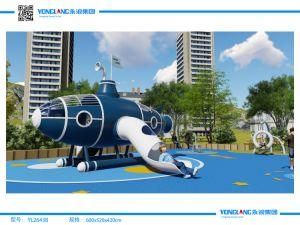 Outdoor Playground Submarine Children&prime;s Slide (YL26438)