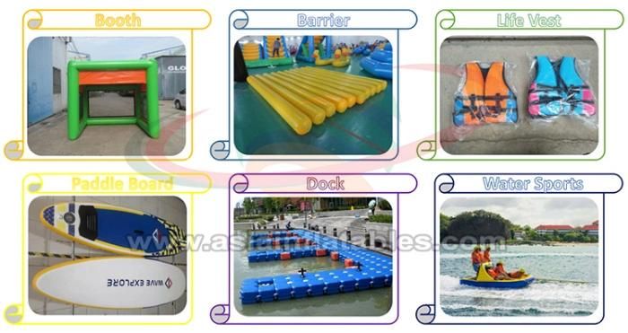Hot Sell Adult Lake Trampoline Inflatable Water Park Toy