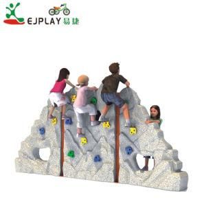 Children Plastic Outdoor Climbing Wall with Holders