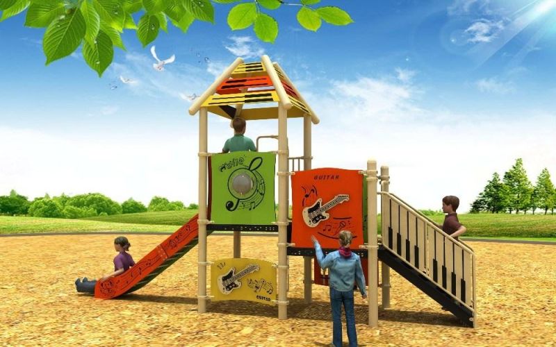 Commercial Park Plastic Castle Kids Large Playground Equipment