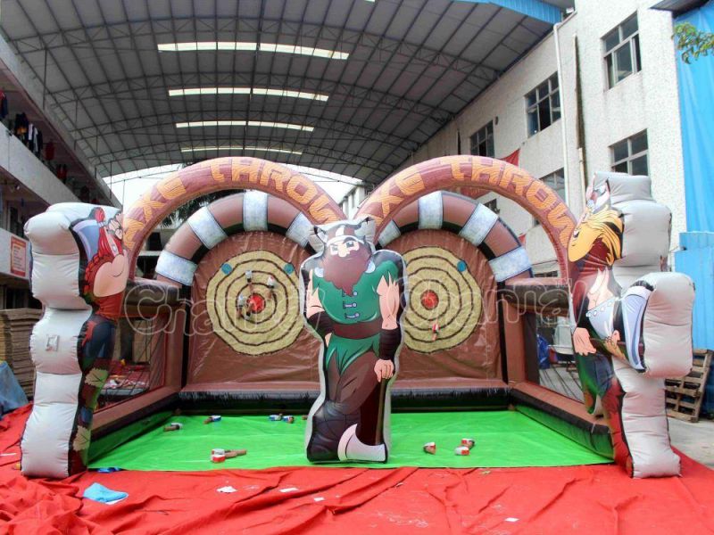 Inflatable Viking Axe Throw Game/Inflatable Dart Board/Inflatable Carnival Games Chsp669