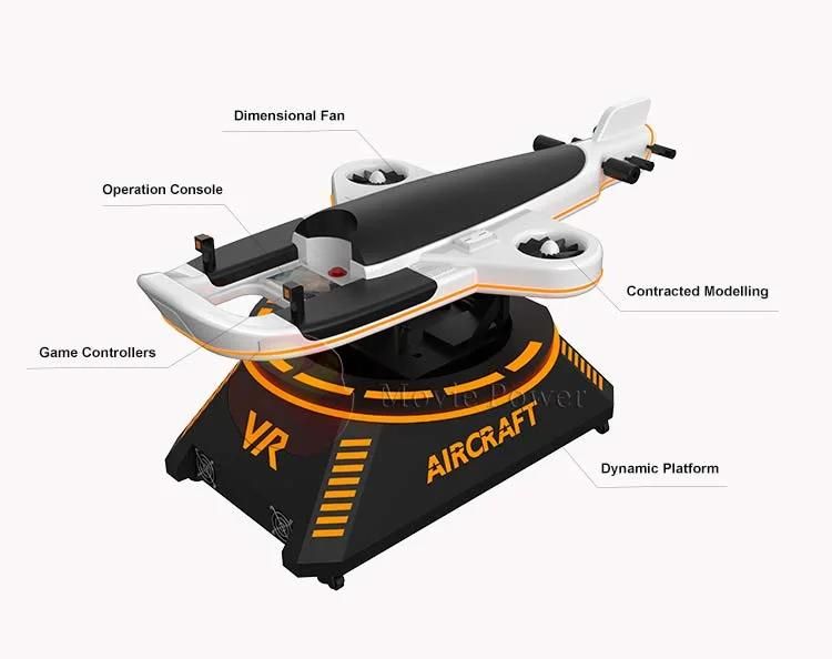 Motion Platform 720 Degree 9d Virtual Reality Flight Simulator Cockpits