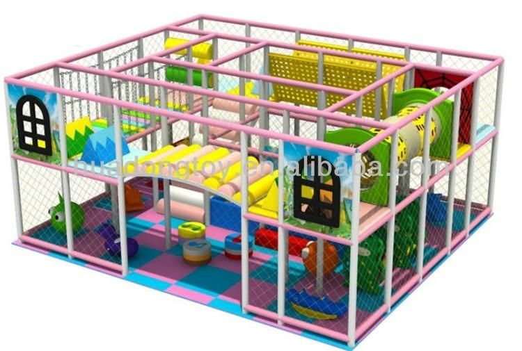 Accept Custom Indoor Playground Colourful Kids Play Zone