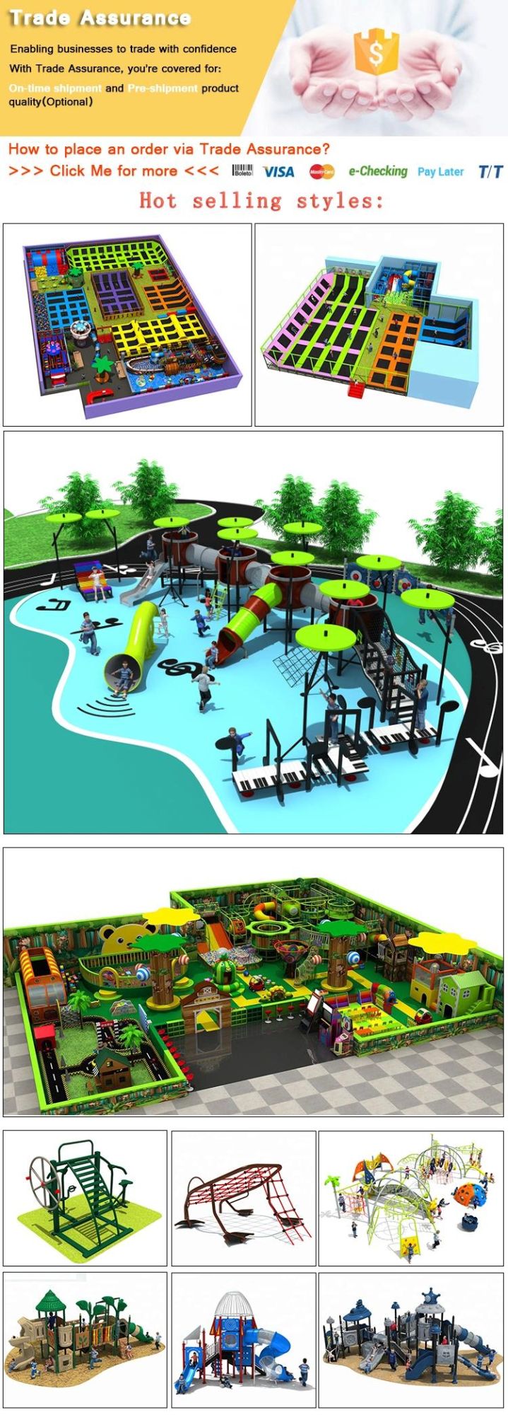 New Design Children Indoor Playground Play Ball Pool Park