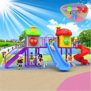 Preschool Colorful Plastic Slide Children Playground (BBE-A62)