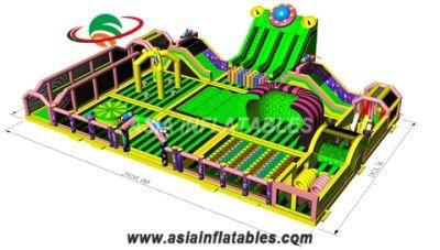 Big Inflatable Jumping Bounce House Inflatable Air Park Inflatable Theme Park