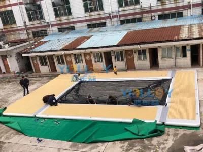 Anti-Jellyfish Floating Inflatable Swimming Pool for Sea and Yacht Platform