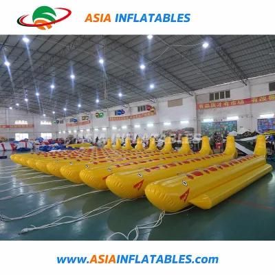 Floating Towable Ocean Rider Banana Boat, Inflatable Flying Fish Banana Boat