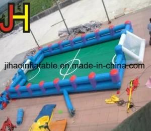Popular Human Table Inflatable Soap Football Field for Sale
