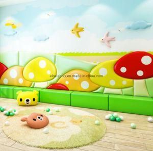 Kids Safety Soft Indoor Soft Wall Protection Paddings with 3D Designs for Preschool Interior Decorations