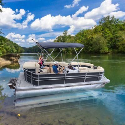 Kinocean 19FT Black Color Aluminum Pontoon Boat