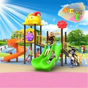Cartoon Slide Plastic Children Playground for Promotion (BBE-B4)