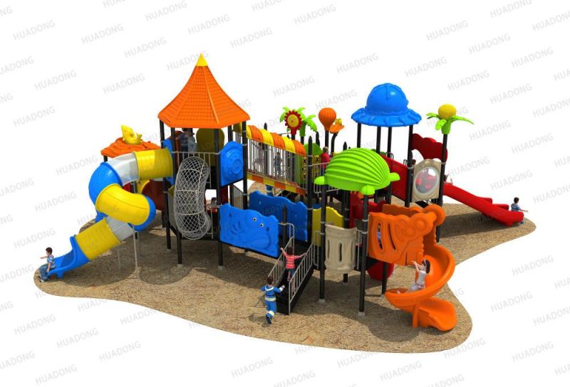 Animal Paradise Series Plastic Slide Outdoor Playground Equipment