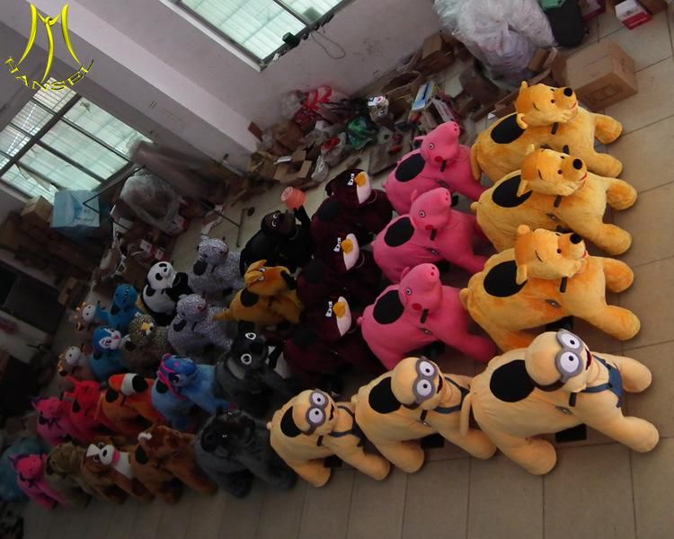 Hansel Best Selling Plush Walking Animal Ride Game Machine