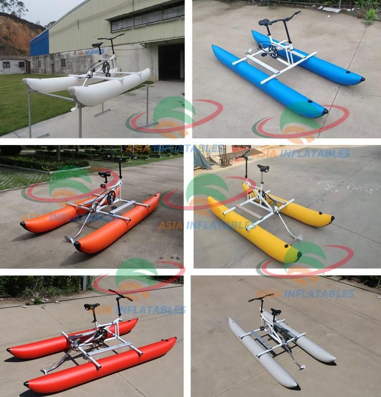 Anti Rust Water Sea Pontoon Inflatable Water Bicycle Aqua Bike