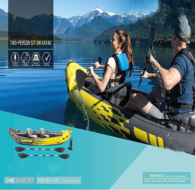 Fashion Inflatable Kayak for Water Games with Paddle