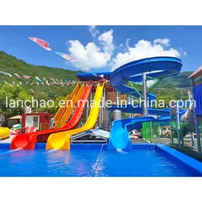 High-Speed Water Slide Spiral Tube Slide for Swimming Pool Park