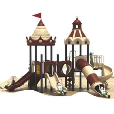 Outdoor Playground Plastic Slide Kids Amusement Park Equipment Combination 281b