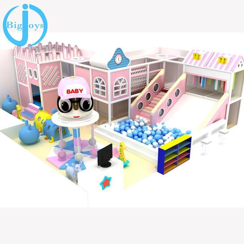 Plastic Indoor Playground Set, Children Soft Entertainment Equipment