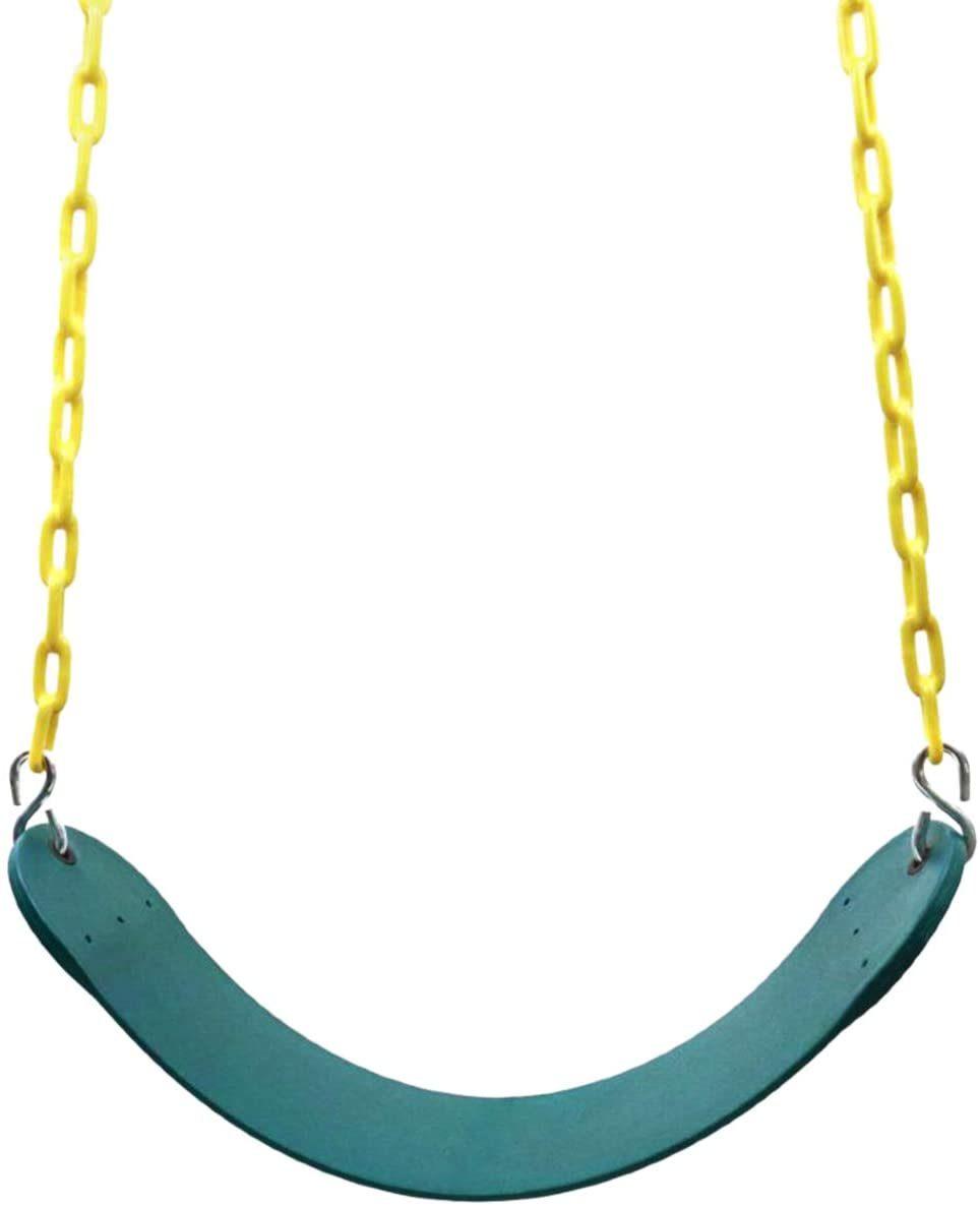 En71 Plastic Coated Steel Chain Slide Swing Seat