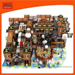 Pirate Ship Kids Play Area Indoor Soft Playground Equipment