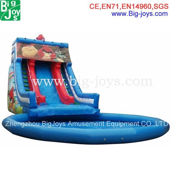 Hot Sale PVC Inflatable Water Slide Jumping Bouncy Castle with Pool