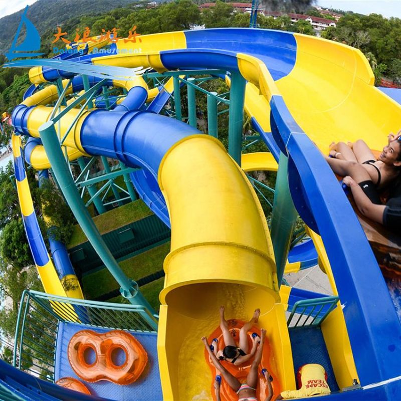 Open Spiral Body Water Slide