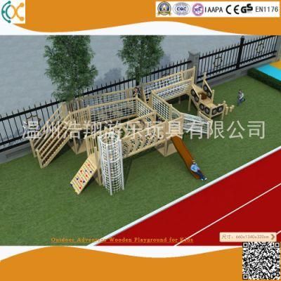 Outdoor Adventure Wooden Playground for Kids Play Park Wood Playsets