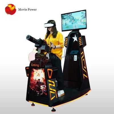 Virtual Reality Simulator Gatling 9d Vr Simulator Game Machine