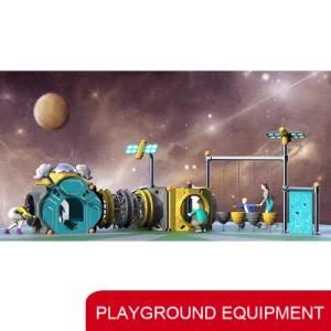 Colourful and Fun Kids Play Game Rop Climbing Tube Outdoor Playground with Slides