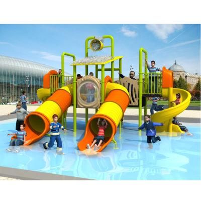 Fun Large Plastic Outdoor Children&prime;s Water Park Slides Kids Game for Sale