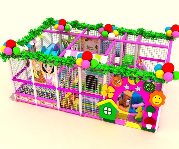 New Arrival Customized Design Children Castle Amusement Indoor Soft Playground