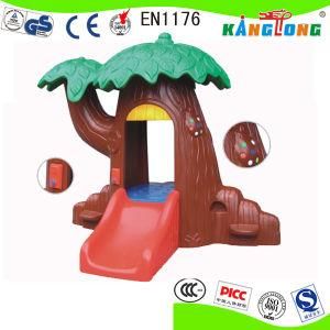 Little Tree House Playground Small Plastic Playhouse with Slide