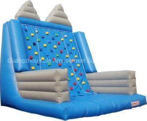 PVC Funny Large Outdoor Inflatable Rock Climbing Wall Inflatable Slides Trampoline
