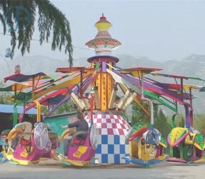 Cheap Kid Roller Coaster Ride on Car Bending Moon Flying Car Rides